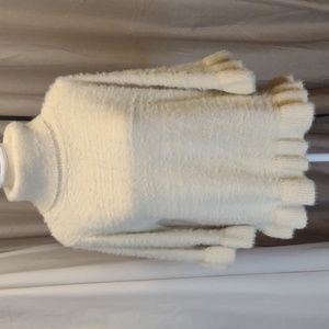 Andree by Unit fuzzy ruffle sweater